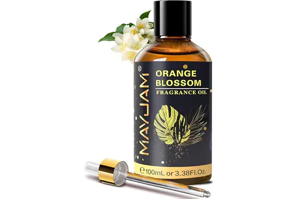MAYJAM Aceite de Azahar 100ml, Aceite De Fragancia De Azahar para Difusor de Aceites Esenciales, Aromaterapia, El Aroma de la Ma ana