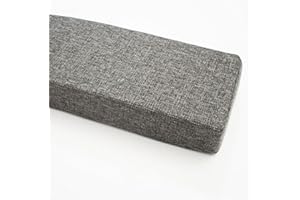 O·Lankeji Benutzerdefinierte Größe Bett Wandspaltenfüller, Bettlückenfüller, Matratzenverlängerung, Bettbrücke für Einzel/Doppel/Kingsize Betten Kopfteil(Dark Gray,120x20x10cm)