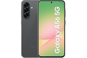 Samsung Smartfon Galaxy A56 5G AI bez umowy, bez simlocka AI telefon komórkowy z systemem Android, 8 GB RAM, 256 GB pamięci, aparat 50 MP, niesamowity grafit, 2,5 lat producenta