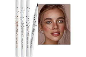 SOMGKIN Piórnik z piegami, wodoodporny, naturalny, realistyczny i trwały, wodoszczelny, lekki przyrząd do makijażu piegów (02#Natural Coffee)