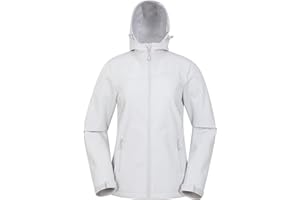 Mountain Warehouse Exodus, giacca in softshell da donna - Impermeabile traspirante, regolabile, idrorepellente e antivento - Ideale per, passeggiate, ciclismo