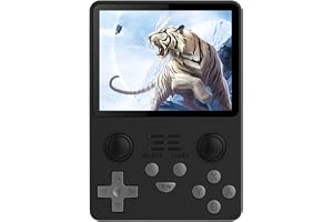 RGB20S Handhållen retro spelkonsol Pow Kitty handhållen arkadspel med inbyggt 16 + 64 G-kort och 15 000 spel, 3,5 tum IPS skä