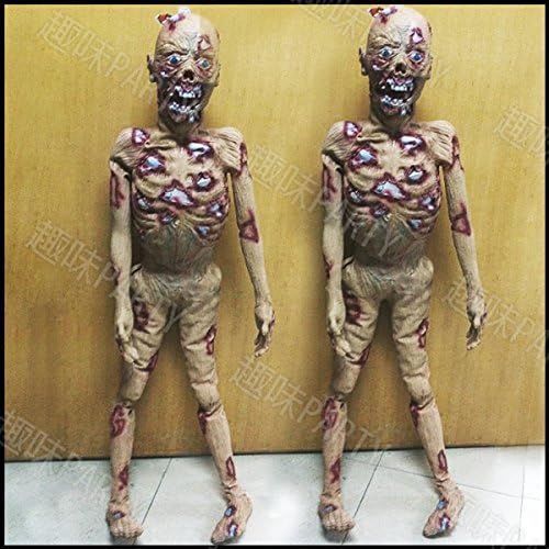 Chamber To Escape Haunted House Decoration Props Halloween Horror Cadaver Zombie Hanging Ghost Half Rot Body And Body