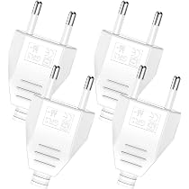 2x Eurostecker 250V 2.5A Euro Stromstecker Flachstecker