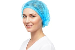 Bafeil 100 sztuk kuchennych siatek na włosy – pokrywa operacyjna z jednorazowego materiału, biała, jednorazowe siatki na włosy do kuchni lub dentysty, akcesoria higieniczne do medycyny, maseczki