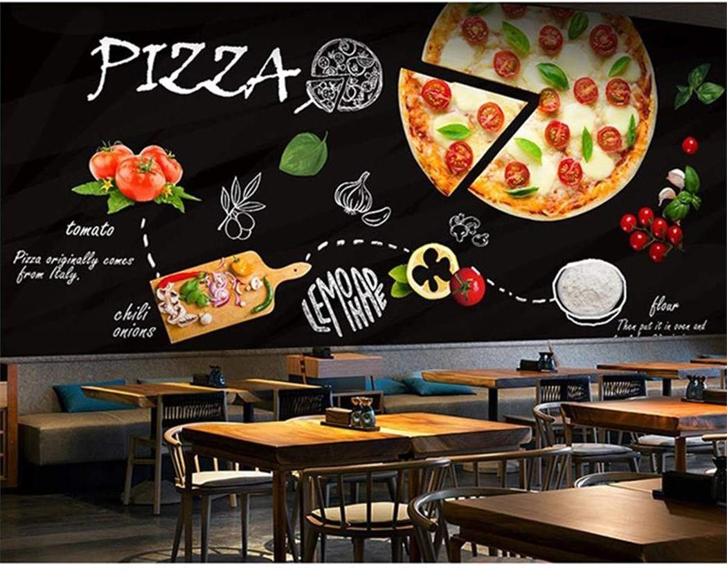 3d Wallpaper Foto Wallpaper Personalizzato Murale Soggiorno 3d Pittura Negozio Di Pizza Sfondo Muro Di Carta Da Parati 300 210 Cm