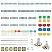 Produktbild KKmoon über 250 Stück Elektronik Komponenten Set for Arduino UNO MEGA2560 Raspberry Pi, 200Pcs Widerstände Sortiment, 25Pcs Mehrfarbig LEDs, 15Pcs Button Caps, 2Pcs Pin Header, Potentiometer