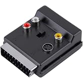 Alfais 4816 Scart To Rca Tos Av Skart &Ccedil;evirici D&ouml;n&uuml;şt&uuml;r&uuml;c&uuml; S-video Adapt&ouml;r