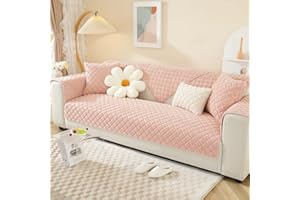 ‎WYJHNLBEDC WYJHNLBEDC Sofa/Couch überzug, Sofabezug L Form/U Form/Ecksofa 3/2/1 Sitzer, Sofa überwurfdecke, Warmer Super Weicher Samt Sofaschoner Decken rutschfest, Sofaschutz Decke Hund Kratzschutz Katze