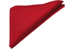 King & Priory Luxury Rosso Red Velvet Pocket Square