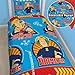 Produktbild Feuerwehrmann Sam Umkehrbare Bettwäsche Bettdecke Kissen, Decke für Jungen, Motiv Wendebettwäsche Official Kids World Bettwäsche-Set für Einzelbetten