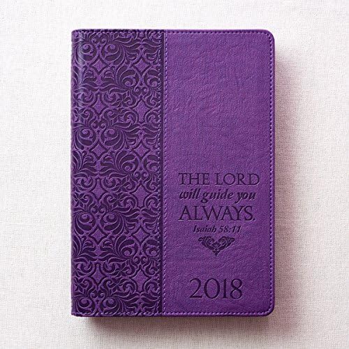 Dayspring 2018 diary PURPLE EXECUTIVE PLANNER WITH ZIPPER