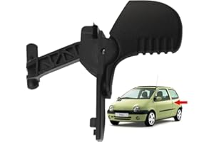 STARKIT PERFORMANCE Poignée de porte compatible pour Twingo 1 (1993-2007) poignée extérieure | AVANT GAUCHE (côté conducteur) (noire) 7700822426