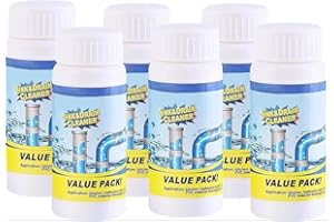 GENERISCH Vollstern Abflussreiniger Schaum Extra Stark, Wild Sink And Drain Cleaner, Vollstern Rohrreiniger Extrem Stark, Hochwirksamer Rohrreiniger Mit Aktivschaum, Für Küche, Bad, Toilette Und Balkon (6PCS)