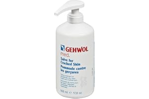Gehwol Med Salve For Cracked Skin Kit / Treatment Heavily Callused Brittle Dry And Rought Large Salon Size 05L 500Ml Largest On Amazon Comes With Preserving Pack Dermatologically Tested Made In Germany