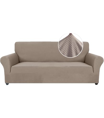 Ystyle Stretch Sofa Überzug 2 Sitzer, Sofabezug rutschfest