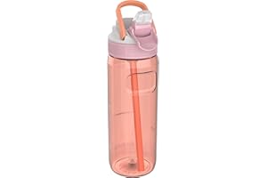 Kambukka Butelka do picia ze słomką – model "Lagoon" 750/1000 ml – wodoszczelna, odporna na plamy i zapachy, trwała i odporna na uderzenia, nadaje się do mycia w zmywarce, ze słomką