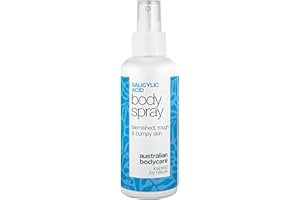 AUSTRALIAN BODYCARE Spray salicilico contro brufoli, pelle impura e pori ostruiti, con acido salicilico al 2% e acido glicolico per una pulizia profonda dei pori