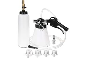 JOMAFA Sangrador Purgador de frenos, embragues y direccion neumático con Botella de relleno para cambiar líquidos del vehiculo