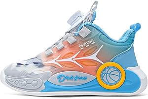 CZHIHANEG Neue Kinder Basketballschuhe Kinder Sportschuhe Twist Schnalle Turnschuhe Jungen und Mädchen Basketballschuhe