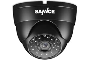 SANNCE AHD/TVI/CVI/CVBS 4-in-1 1080P Security Camera IP66 Weatherproof Analog CCVT Surveillance Camera for Indoor and Outdoor Use 100 ft Night Vision Dome Camera, NO Adapter