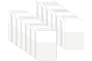 Aeaocvo Lot de 320 cartes adhésives - 40 x 25 mm - Marqueurs de page autocollants blancs - Marqueurs de page en plastique - Pour documents, livres, dossiers, bureau