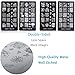 Ejiubas Double-sided Nature Nail Stamping Plates Stamping Nail Art Floral Animal Nail Art Design Kit 2 Count