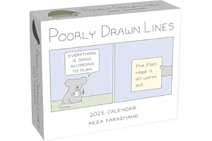 ANDREWS MCMEEL PUBLISHING Poorly Drawn Lines 2025 Day-to-Day Calendar