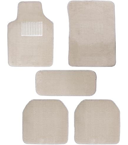 Black XPE Leather Floor Liner Mats For 2013-2017 Honda Accord Sedan – 3-Piece, All-Weather, Waterproof