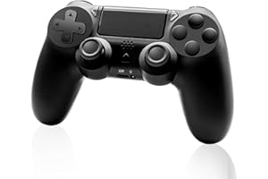 EFFDRDFS Controller wireless per PS-4, Game Controller compatibile con PS-4/Pro/Slim/PC, Gamepad Joystick con doppia vibrazione/sensore giroscopio a 6 assi/audio jack/touch panel