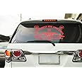 Shivoid Red Khatu Shyam Sticker for Car, Wall, Home & Door (33 x 16cm)