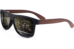 CGID Occhiali da Sole da Uomo Donna Rettangolari Polarizzati Occhiali con Protezione UV