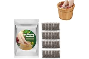 TONGYEND Foot Soak,Lymphatic Drainage Foot Soak for Foot Spa,Leg Slimming Foot Bath Bag,Wormwood Foot Soak Bath Soak,Ginger Foot Spa Soak For Women Men Eliminate Fatigue Improve Sleeping-10pcs