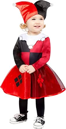 Amscan, costume per Halloween per bambini Warner Bros Harley Quinn : Amazon.it:  Giochi e giocattoli