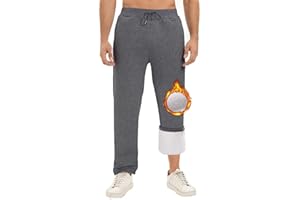 Svanco Pantalones de Deporte Hombre Pantalon de Chándal de Forro Polar Invierno Pantalon Largos Deportivos Joggers de Gimnasia Correr Aire Libre