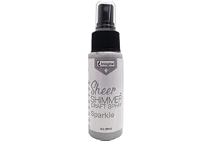 Imagine Crafts Sheer Shimmer Spritz Spray, Sparkle (Verpackung kann variieren), 12.7 x 3.81 x 3.81 cm