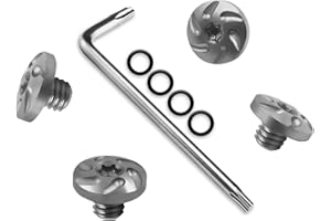 Guuun Tornillos para Sig Sauer P226, P228, P229, 4 juntas tóricas, llave Torx, 4 tornillos de acero inoxidable, color plateado