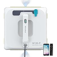 Mamibot fensterputzroboter W120-P Wasser Spray Fenster Reinigung Roboter Vakuum mit iGlassbot APP/Fernbedienung, für Fenster 