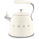 Smeg 50's Style Krem Set &Uuml;st&uuml; D&uuml;d&uuml;kl&uuml; Kettle 2.3 lt