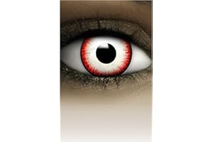 FXCONTACTS Lentes de contacto de colores para disfraces de Halloween y carnaval 2 uds 1 par lentes suaves desechables sin graduación – UNDEAD ZOMBI