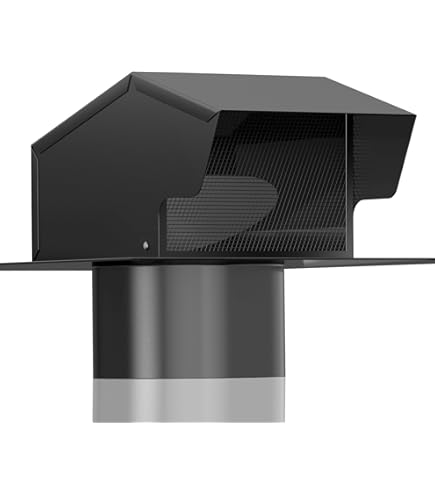 Midland Industries 2 Inch Galvanized Vent Cap - Cast Iron, 30 Mesh Screen, Weather & Insect Resistant