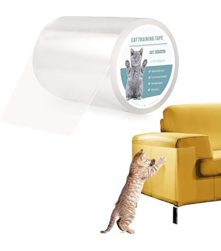 Protezione Antigraffio Per Gatti - Pellicola PVC 40cm X 3m Per Divani, Letti E Pareti - Foto 2