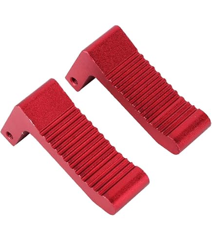 Pedane Poggiapiedi Moto Stoneder - In Alluminio Rosso Per Minimoto Cinesi 47-49cc - Foto 9