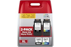 Firstoner Cartuchos de Tinta 540 y 541, PG-540 CL-541 XL Repuesto para Cartuchos Canon 540 541, Tinta Impresora 540 y 541 Compatible con Pixma TS5150 TS5151 MX475 MG2250 MG3550 MG3600 MG3650