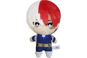 Zhongkaihua MHA Todoroki Shouto Peluche Figura 15 CM Cuscino Peluche Anime PP Cotone Cuscino Morbido Ripieno Peloso Borsa Auto Decorazione Casa Ciondolo Per I Fan