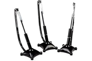 Mackur Penna da ricevimento, 0,5 mm, con catena e base per bancone, confezione da 3