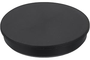 sourcing map Silicone Hole Plug, Waterproof Round Rubber Stoppers Bottle Seal Plugs Tube Pipe End Caps for 95mm/3.74" Hole for Bathtub Bottle, Black