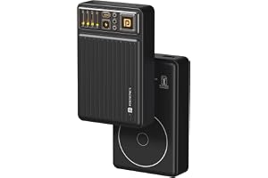 Portronics Luxcell Wireless Mini 20k 20000mAh 15W Magnetic Wireless Fast Charging Power Bank with 22.5 Wired Output with USB-A & Type C Port,Compatible with iPhone 12 & Above,Other QI Enabled Devices