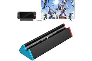 Antank Portátil Dock Compatible con Nintendo Switch 2/1/OLED, Switch 2 TV Dock con 4K a 60 Hz Salida HDMI/100W Carga Entrada/USB3.0, Cargador Base Support Switch 2 Oficial Repuesto
