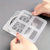 Jouis Gider S&uuml;zgeci Banyo Duş Tuvalet,B&ouml;cek ve Haşere Engelleyici, Sa&ccedil; K&uuml;vet Drenajı Kapağı, 10 Adet, 10x10 Cm, Yapışkanlı 1.